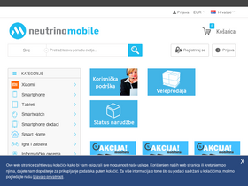 'neutrinomobile.hr' screenshot