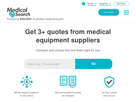 'medicalsearch.com.au' screenshot