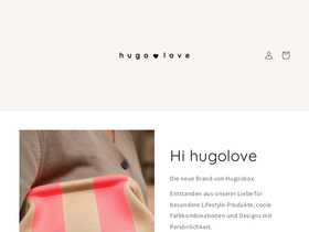 hugolove.com homepage screenshot