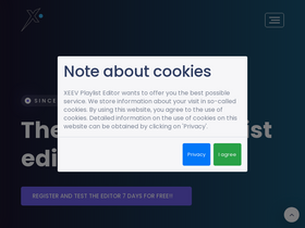 'xtream-editor.com' screenshot