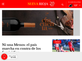 'nuevarioja.com.ar' screenshot