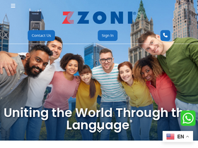 'zoni.edu' screenshot