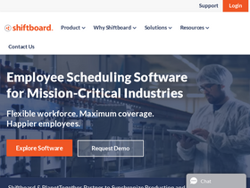 'shiftboard.com' screenshot