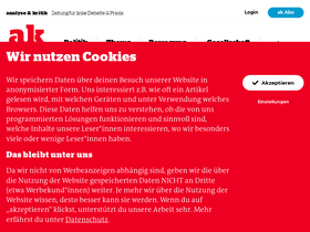 'akweb.de' screenshot