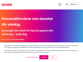 'epassi.se' screenshot