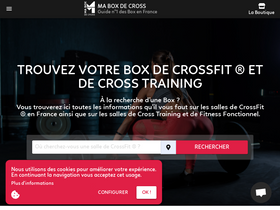 'maboxdecross.fr' screenshot