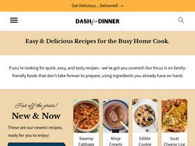 'dashfordinner.com' screenshot