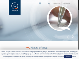 'plagiat.pl' screenshot