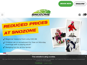 'snozoneuk.com' screenshot