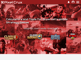'pixelcrux.com' screenshot