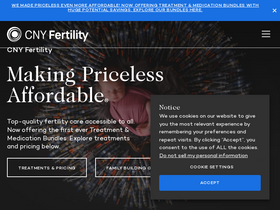 'cnyfertility.com' screenshot