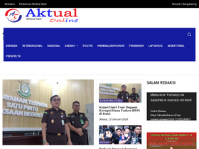 'aktualonline.co.id' screenshot