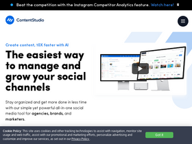 'contentstudio.io' screenshot