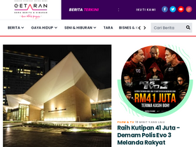 'getaran.my' screenshot