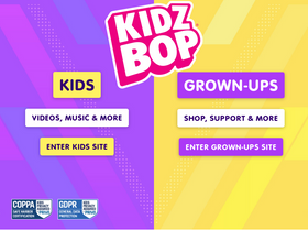 'kidzbop.com' screenshot