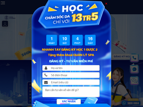 'seoulacademy.edu.vn' screenshot