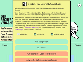 'medwatch.de' screenshot