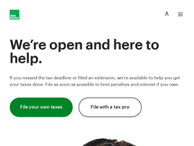 'hrblock.com' screenshot