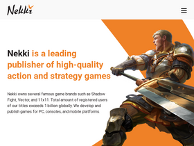 'nekki.com' screenshot