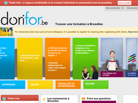 'dorifor.be' screenshot