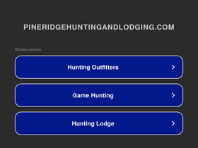 pineridgehuntingandlodging.com