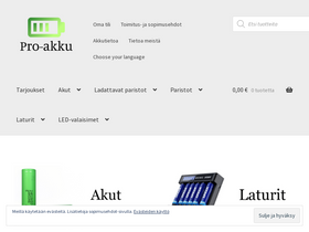 'proakku.fi' screenshot