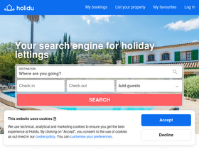 'holidu.co.uk' screenshot