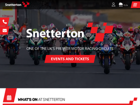 'snetterton.co.uk' screenshot