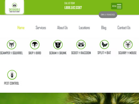 'skedaddlewildlife.com' screenshot
