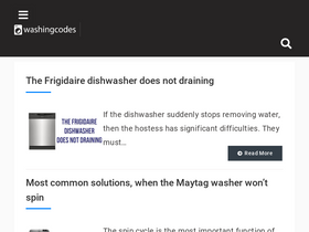 'washingcodes.com' screenshot