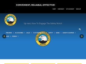 'northamericanarms.com' screenshot