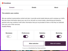 'prometheanworld.com' screenshot