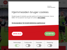 'dbujylland.dk' screenshot