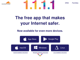 'cloudflare-dns.com' screenshot