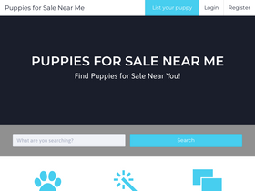'puppiessalenearme.com' screenshot