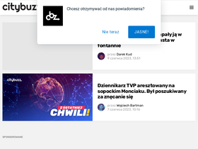 'citybuzz.pl' screenshot