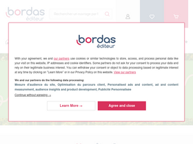 'editions-bordas.fr' screenshot