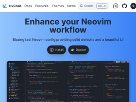 'nvchad.com' screenshot