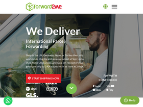 'forward2me.com' screenshot