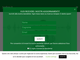 'acufene.it' screenshot