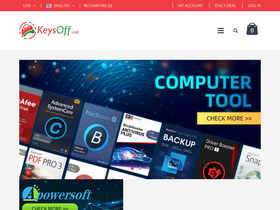 'keysoff.com' screenshot