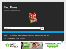 'unorules.com' screenshot