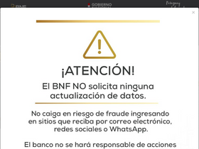 'bnf.gov.py' screenshot