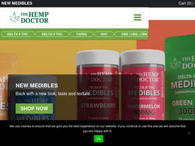'thehempdoctor.com' screenshot
