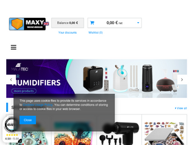 'maxy.pl' screenshot
