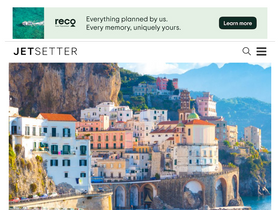 'jetsetter.com' screenshot