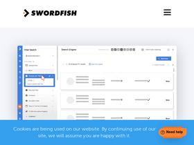 'swordfish.ai' screenshot