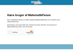 'foralle.matematikfessor.dk' screenshot