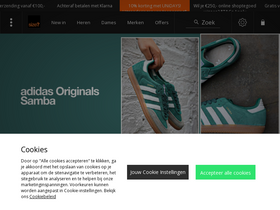 'sizeofficial.nl' screenshot