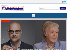 'videomuzic.eu' screenshot